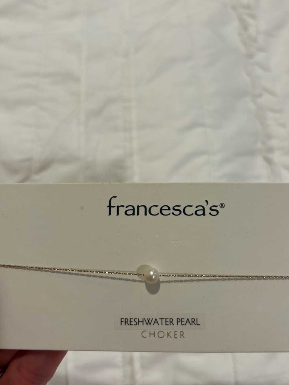 Four Choker Set - includes 2 Francesca’s, 1 double choker and 1 cord with stone. - Picture 2 of 9